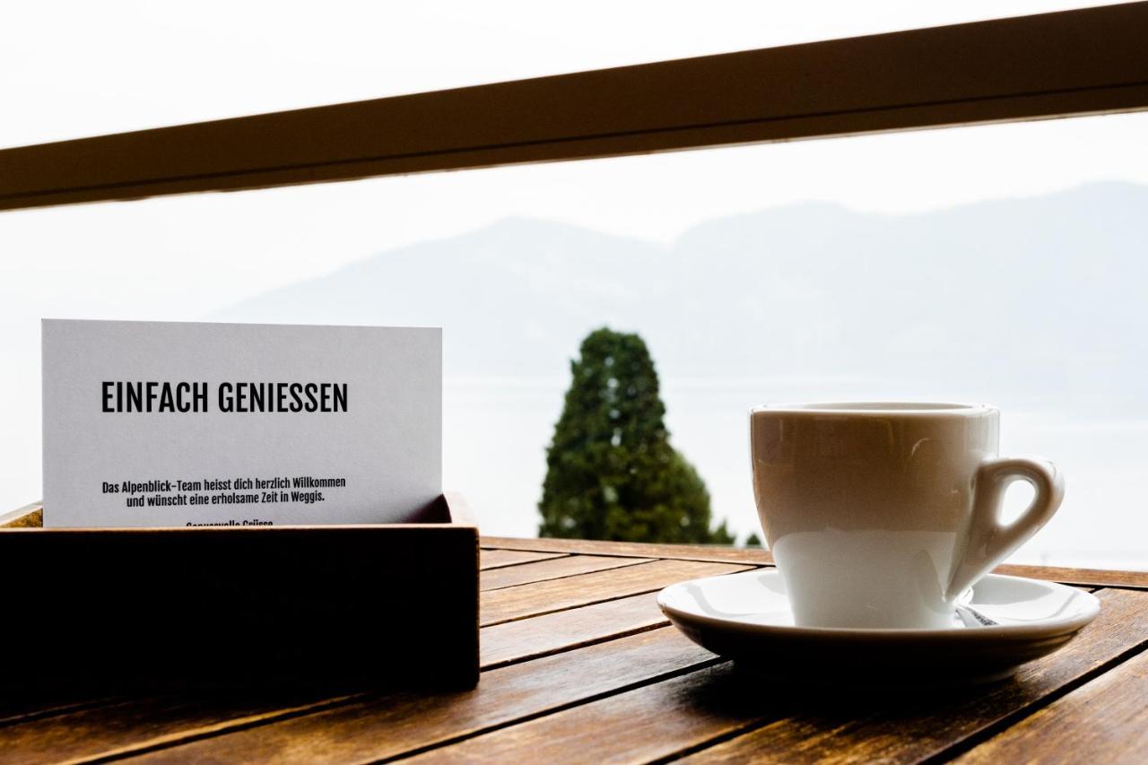 Alpenblick Weggis - Panorama & Alpen Chic Hotel Luaran gambar