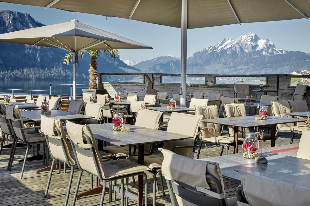 Alpenblick Weggis - Panorama & Alpen Chic Hotel Luaran gambar
